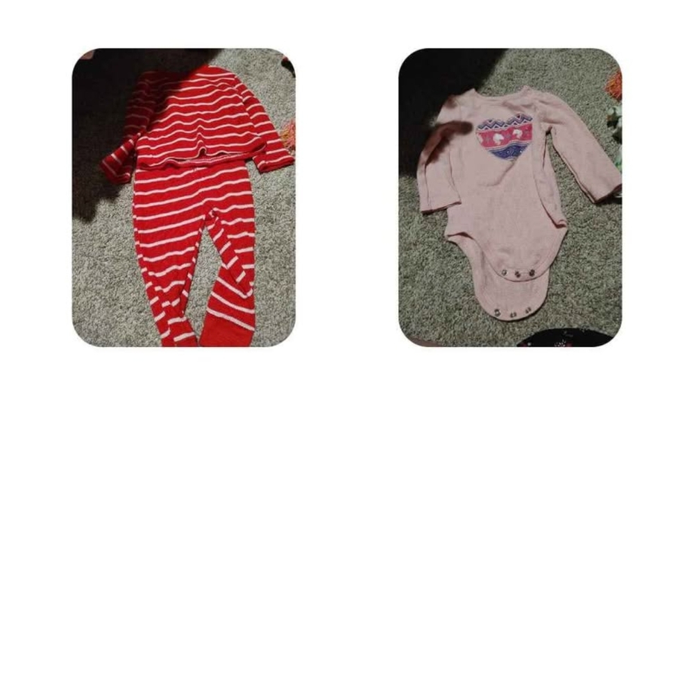 Carter's Red and Pink Kids Tank Tops